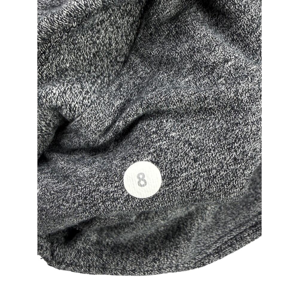 LULULEMON Scuba Hoodie III Heathered Speckled Black Size 8 - Picture 8 of 10